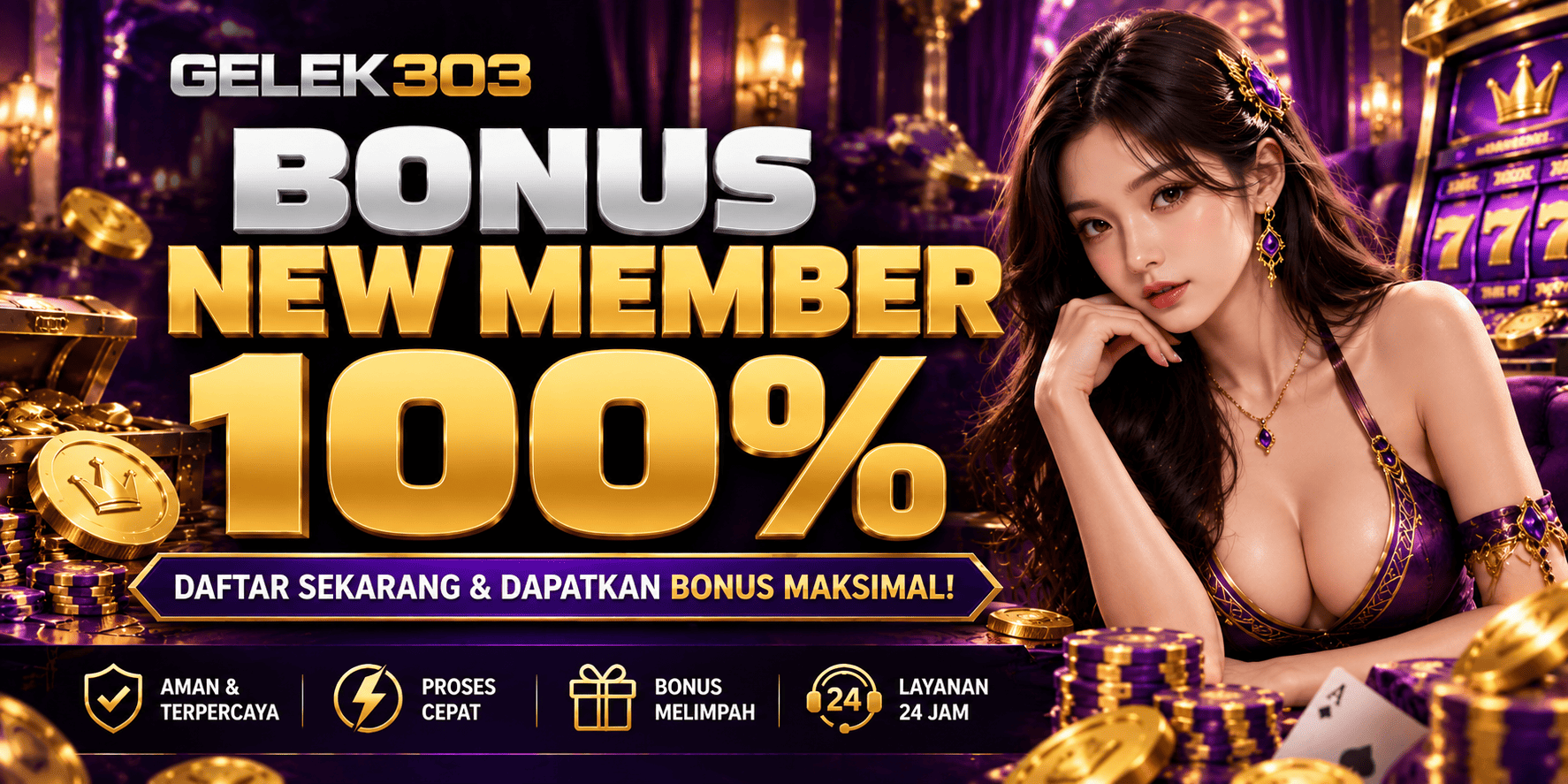 BONUS NEW MEMBER 100%